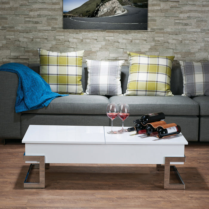 Calmam - High Gloss Coffee Table With Lift Top