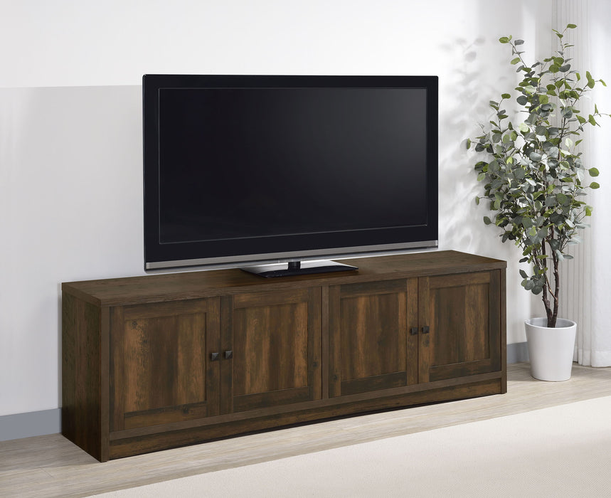 Laughlin - 78" TV Stand 4 Door Engineered Wood - Dark Pine