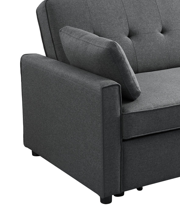 Fairborn - Upholstered Sleeper Sofa - Dark Gray