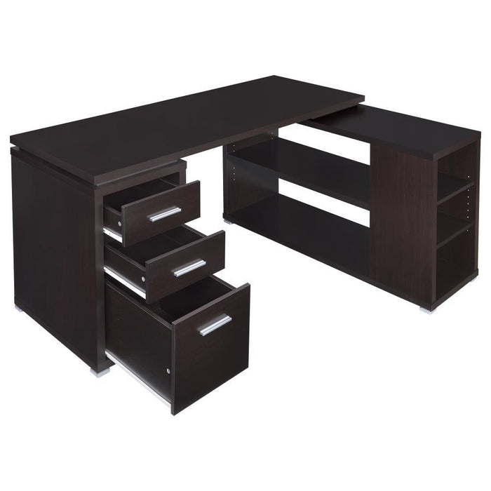 Yvette - L-shape Office Desk Bedding & Furniture DiscountersFurniture Store in Orlando, FL