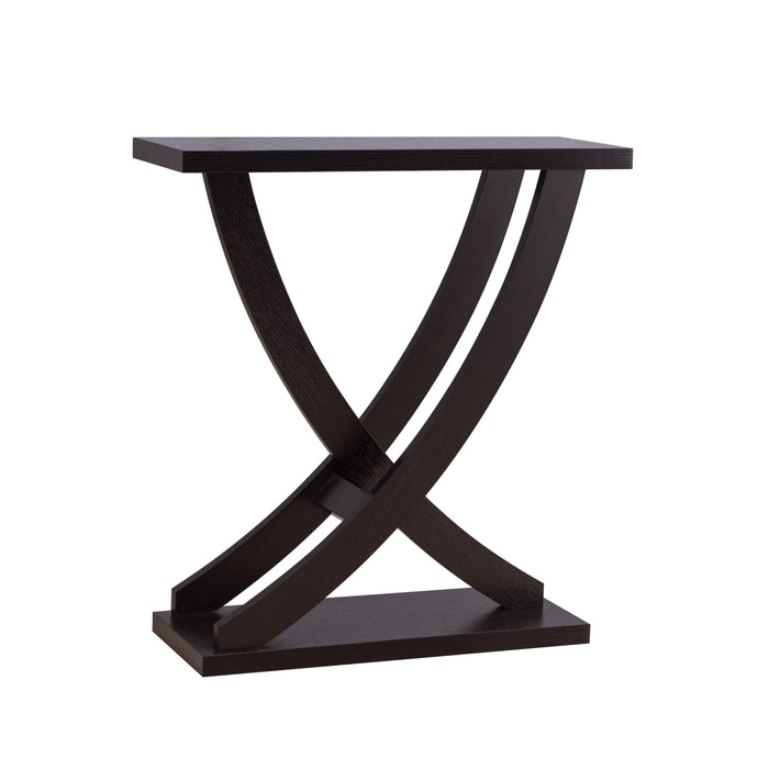 Curved Design Entryway Console Table