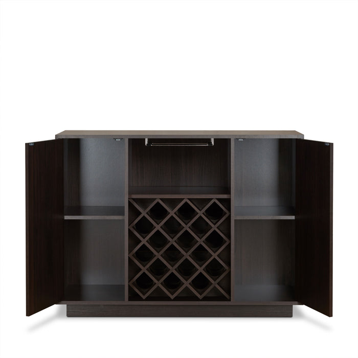 Hazen - Wine Cabinet - Espresso