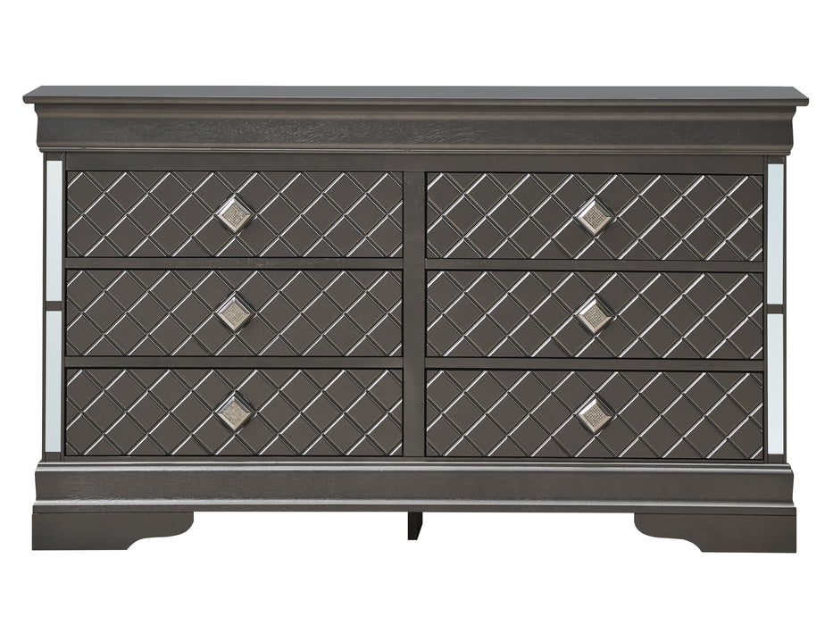 Verona - Dresser - Metalic Black