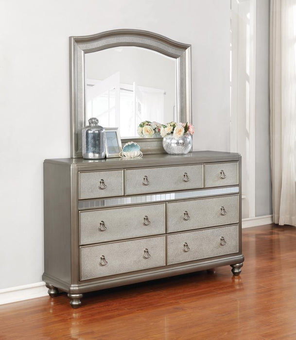 Bling Game - Dresser Mirror - Metallic Platinum