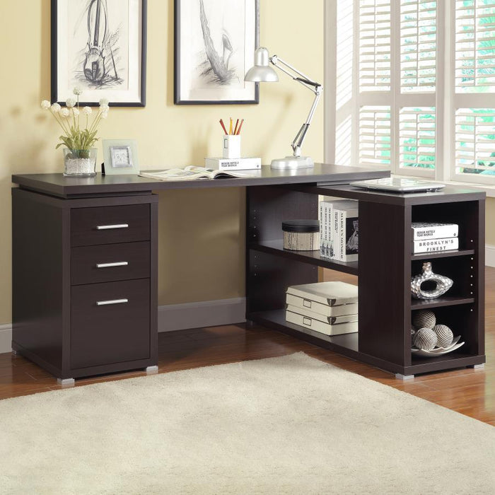 Yvette - L-shape Office Desk Bedding & Furniture DiscountersFurniture Store in Orlando, FL