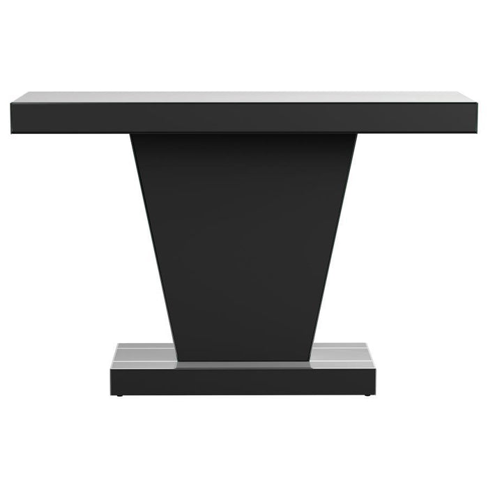 Crocus - Mesa Console Retangular - Prata Pérola