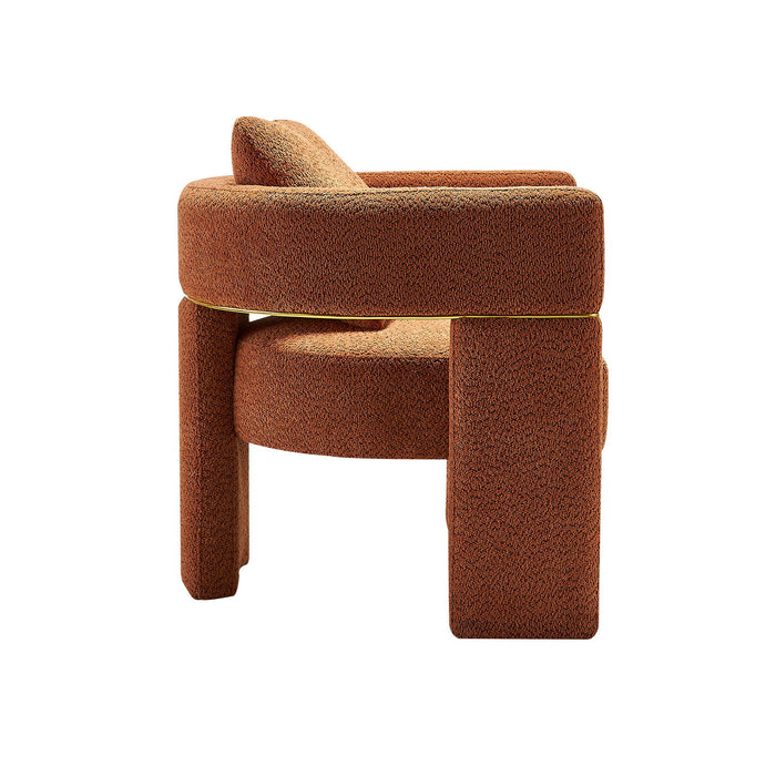 Boucle Upholstered Accent Chair