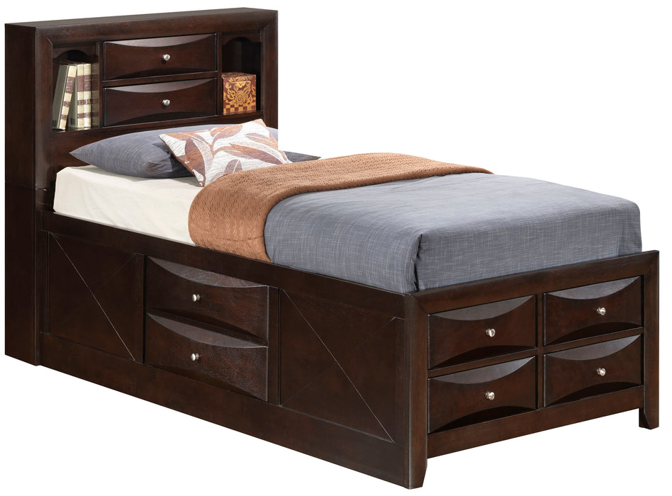 Marilla - Bookcase Storage Bed