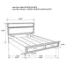 Miranda - 2-Drawer Storage Bed Bedding & Furniture Discounters