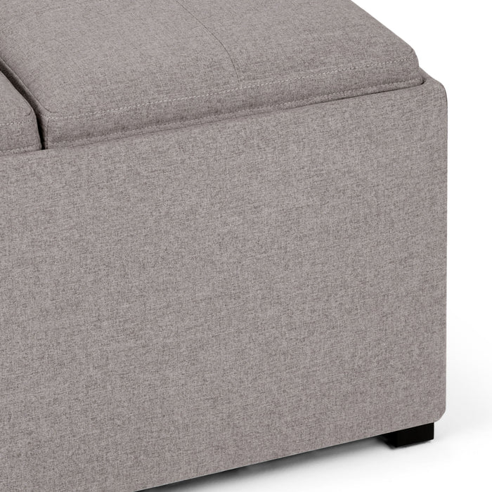 Avalon - Square Coffee Table Storage Ottoman