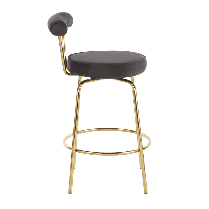 Rhonda - Glam Counter Stool (Set of 2)