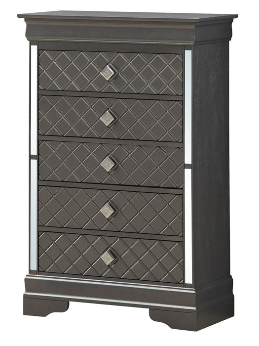 Verona - Chest - Metalic Black