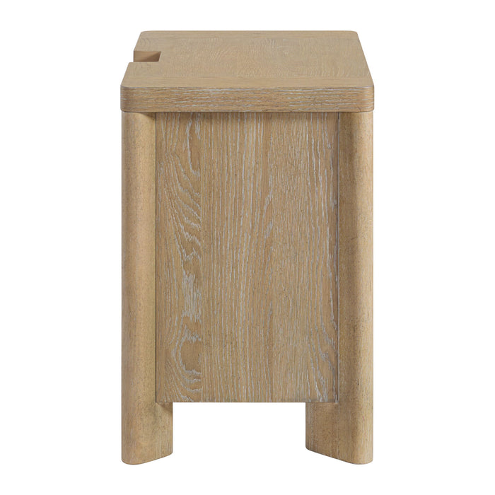 Clove - 3 Drawer Nightstand - Tan