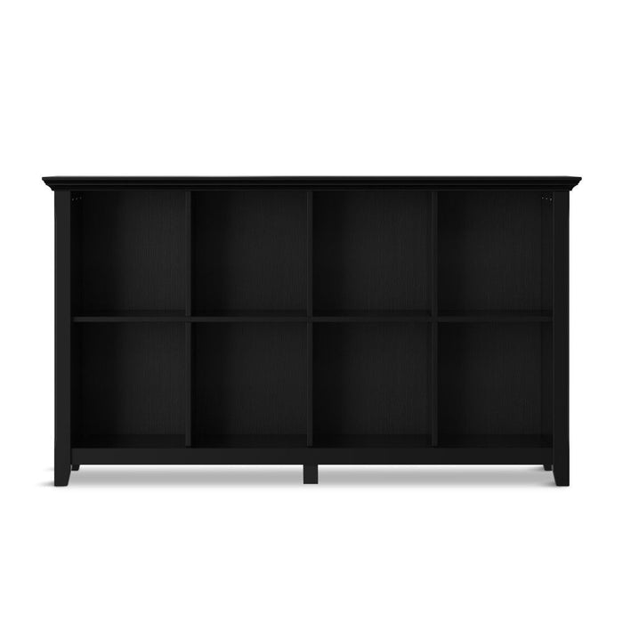 Acadian - 8 Cube Storage Sofa Table - Black