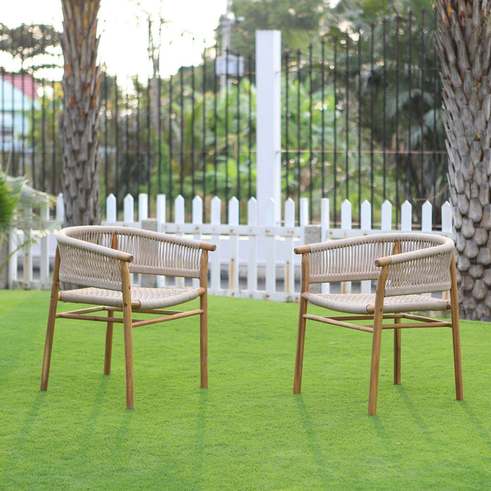 Panama Jack Corsica Stackable Dining Armchairs (Set of 2)