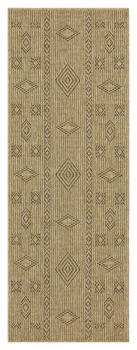 Earth - 7'10" X 10'3" Indoor / Outdoor Area Rug - Natural / Mocha