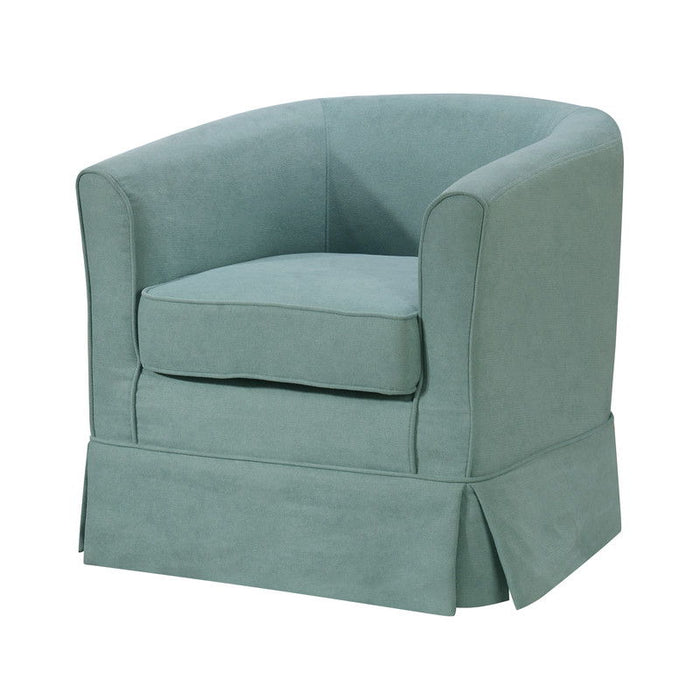 Tucker - Woven Fabric Swivel Barrel Chair