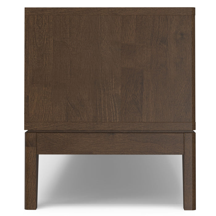 Harper - 72" Low TV Media Stand - Walnut Brown