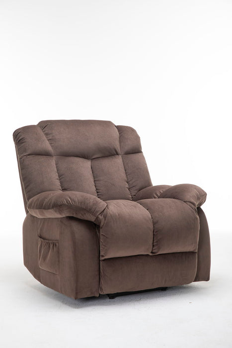 Power Lift Recliner Chair For Elderly - Heavy Duty And Safety Motion Reclining Mechanism