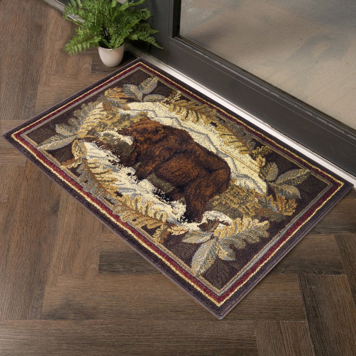 Nature's Nest - 2' X 3' Lodge Area Rug - Multi / Brown