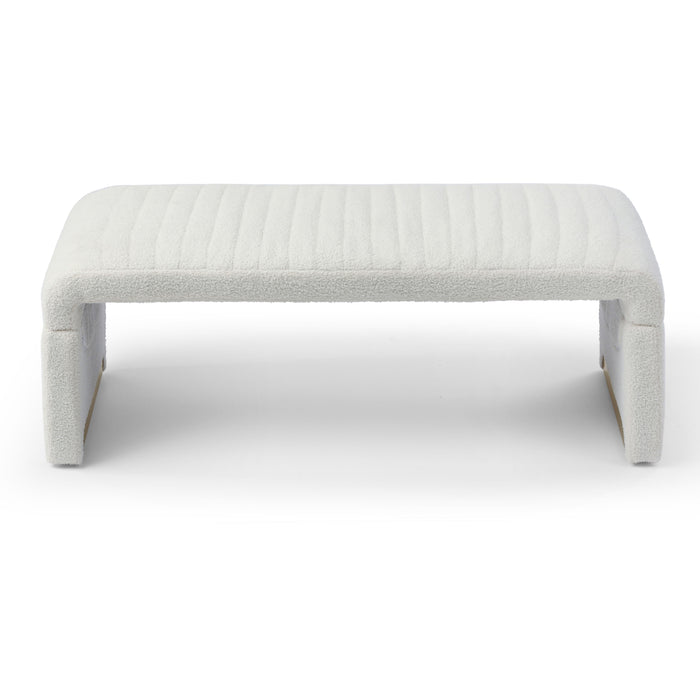 Modern Upholstered End Of Bed Bench Ottoman