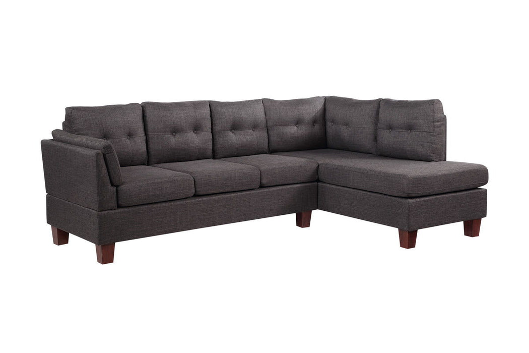 Dalia - Linen Modern Sectional Sofa With Chaise