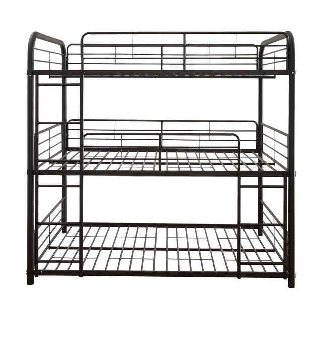 Cairo - Triple Full Bunk Bed - Black