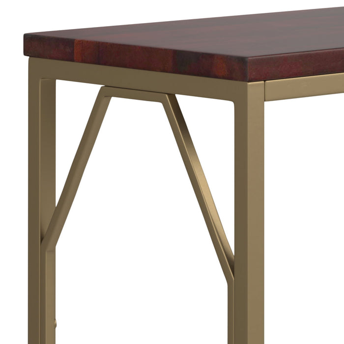 Selma - Metal and Wood Accent Table