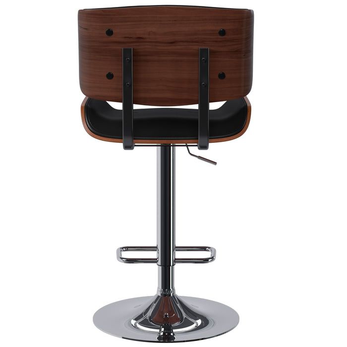 Holland - Adjustable Swivel Bar Stool - Black