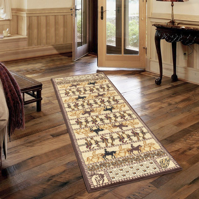 Tribes - GC_YLS4009 Beige 5' x 7' Southwest Area Rug