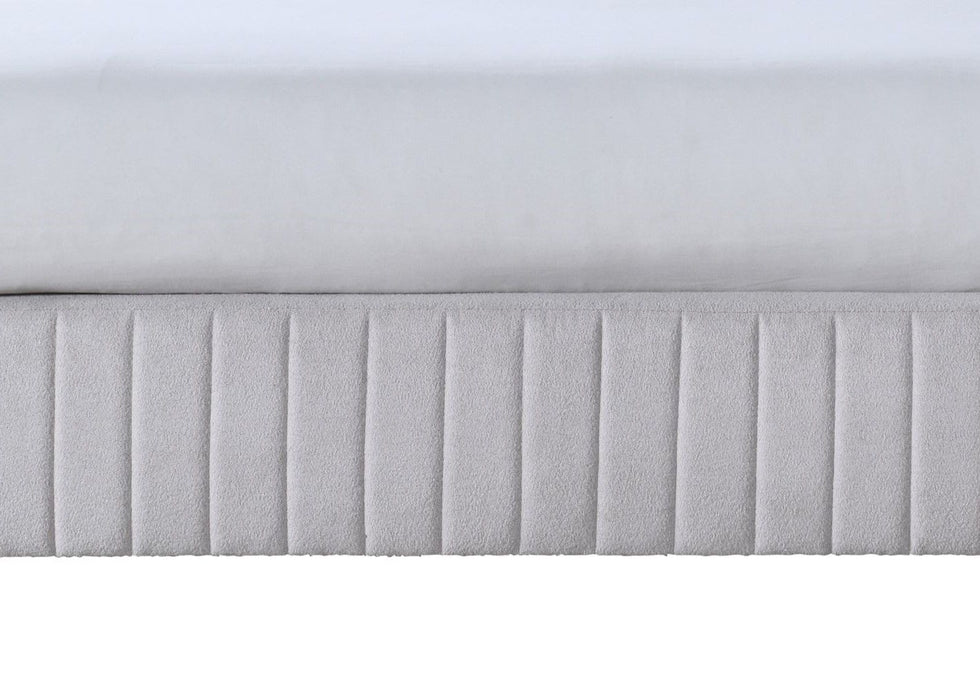 Queen Upholstered Bed - Beige