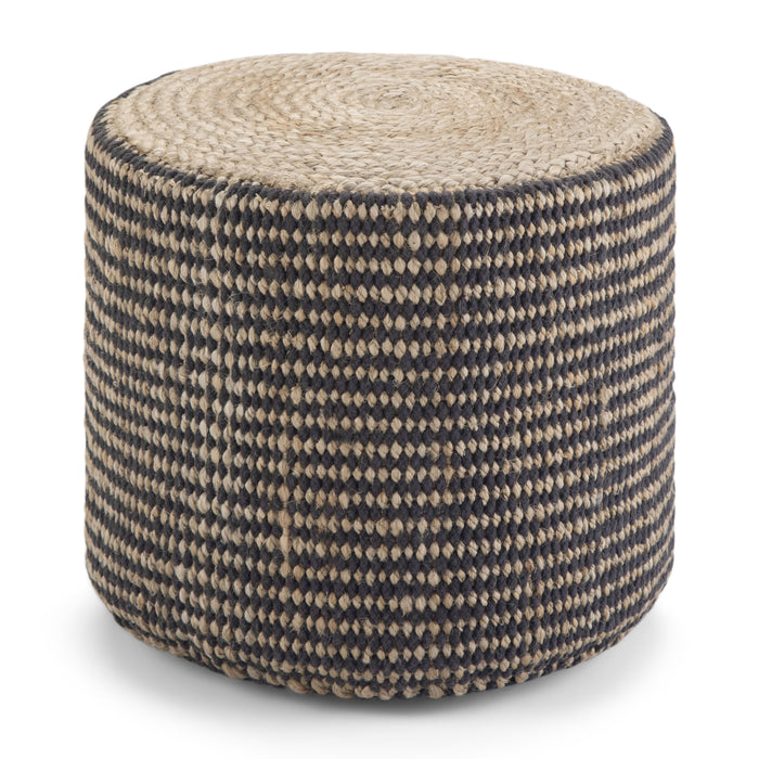 Larissa - Round Braided Pouf