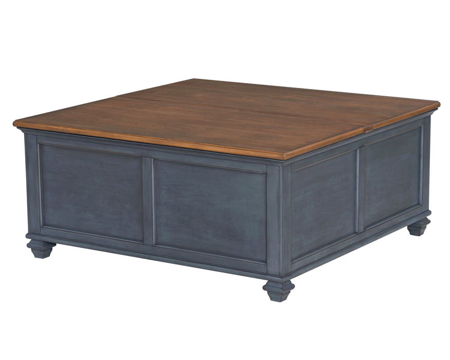 Americana - 40" Lift-Top Coffee Table - Blue