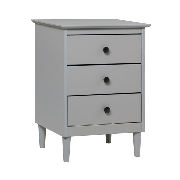 Classic 3 Drawer Solid Wood Nightstand