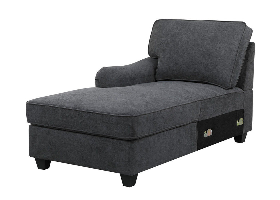 Leo - Sectional 3 Piece Sofa Chaise