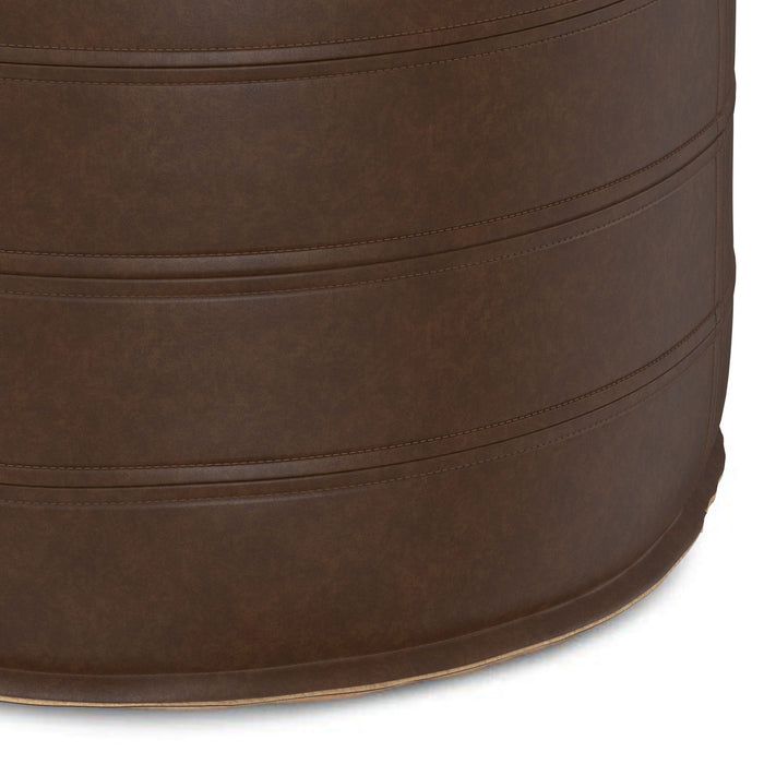 Brody - 20" Round Pouf=