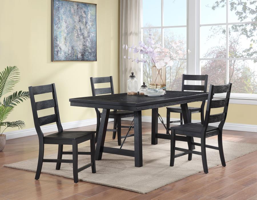 Newport - Rectangular Trestle Dining Table Set