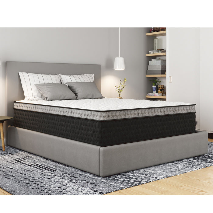 Nova Lux - Copper Cool Hybrid Euro-Top Mattress - Medium Feel