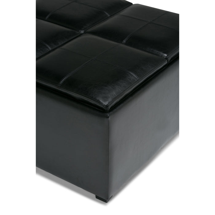 Avalon - Square Coffee Table Storage Ottoman