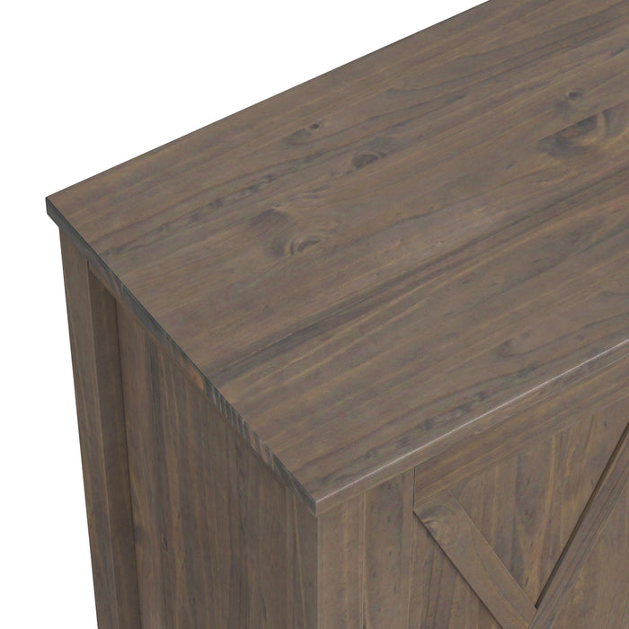 Ela - Low Storage Cabinet - Smoky Brown