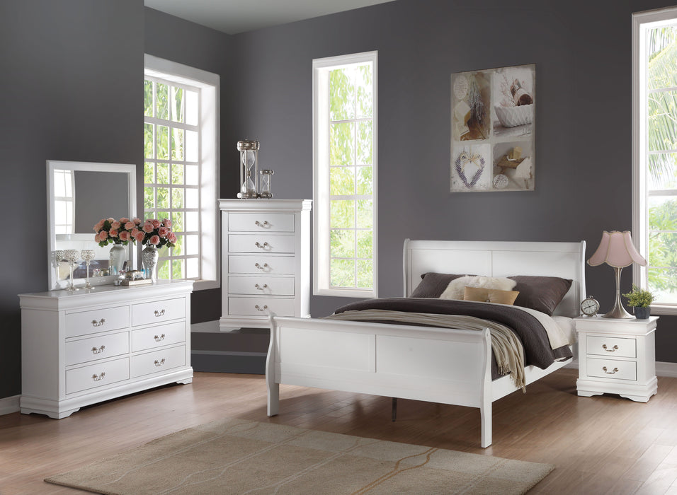 Louis Philippe - Sleigh Bedroom Set