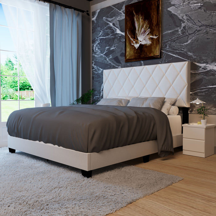 Queen Adjustable Upholstered Bed Modern Minimalist Top Styles