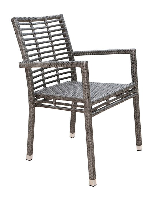 Panama Jack Graphite Stackable Armchair