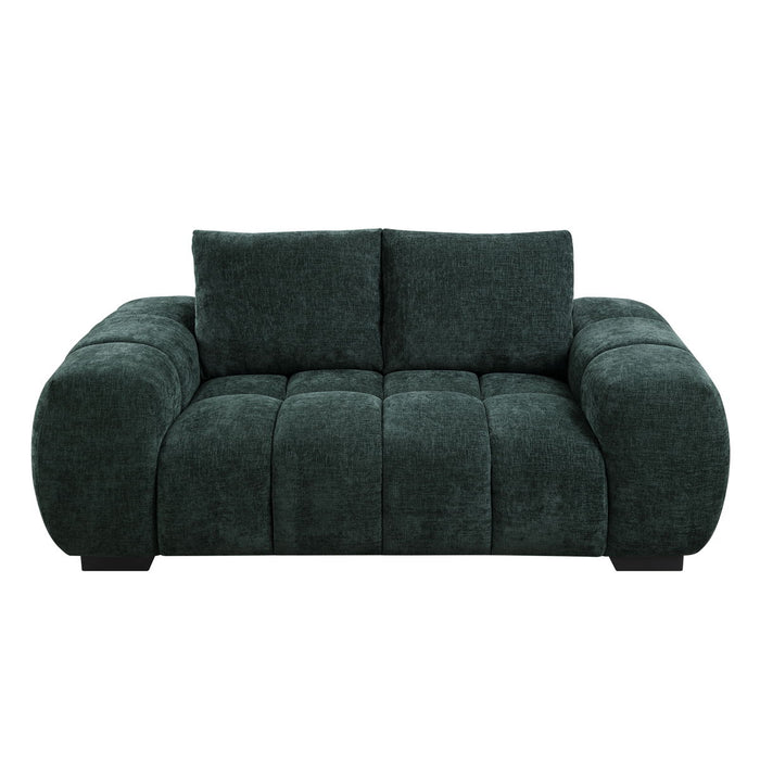 Ferrand - Chenille Loveseat - Green