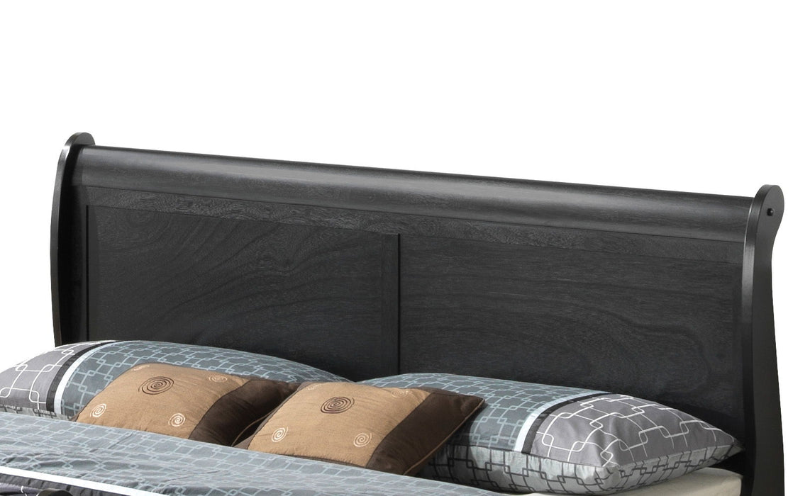 Panel Sleigh Bed