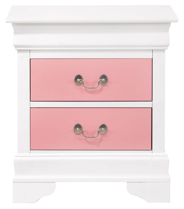 Louis Phillipe - G3193-N Nightstand - Pink