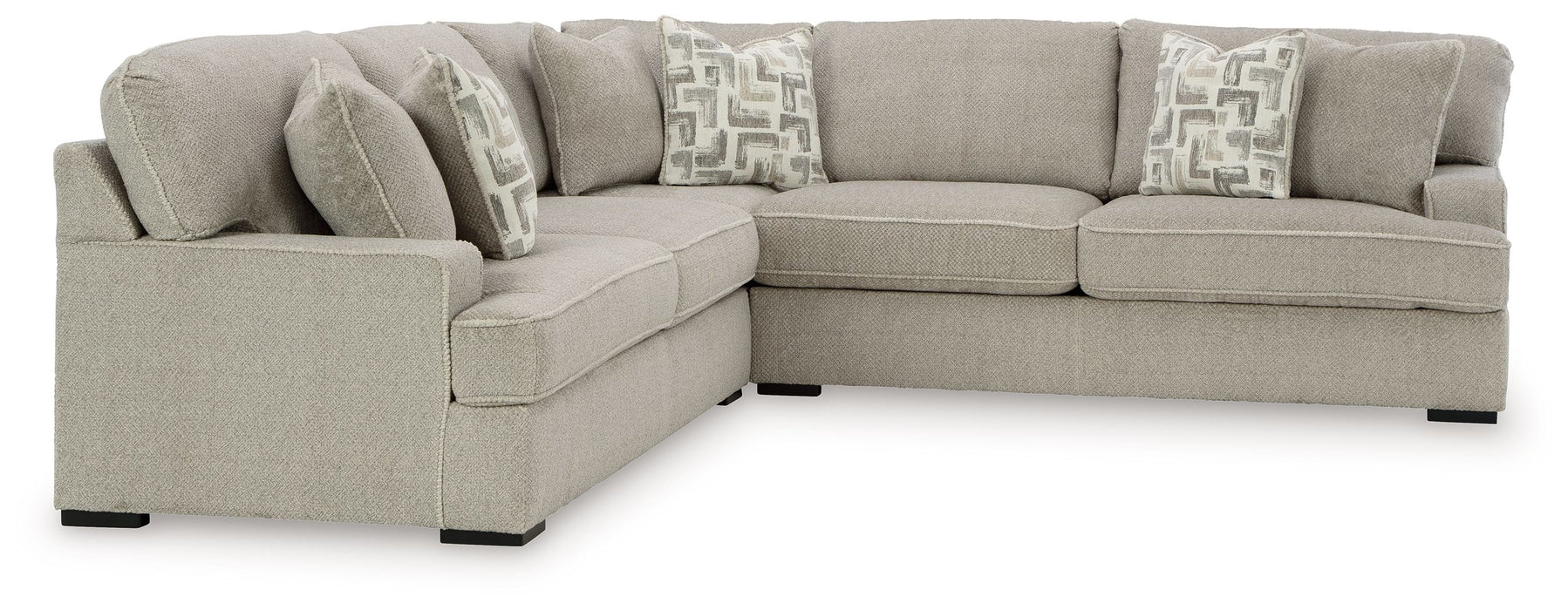 Lelandwood - Sisal - 3-Piece Sectional