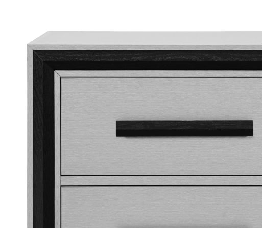 Adelaide - Nightstand - Gray / Black