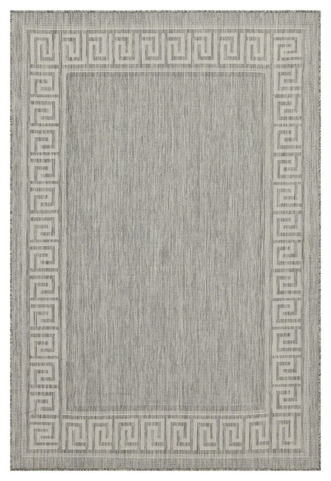 Sunshine - 5'3" X 7'3" Indoor / Outdoor, Area Rug Polypropylene - Silver