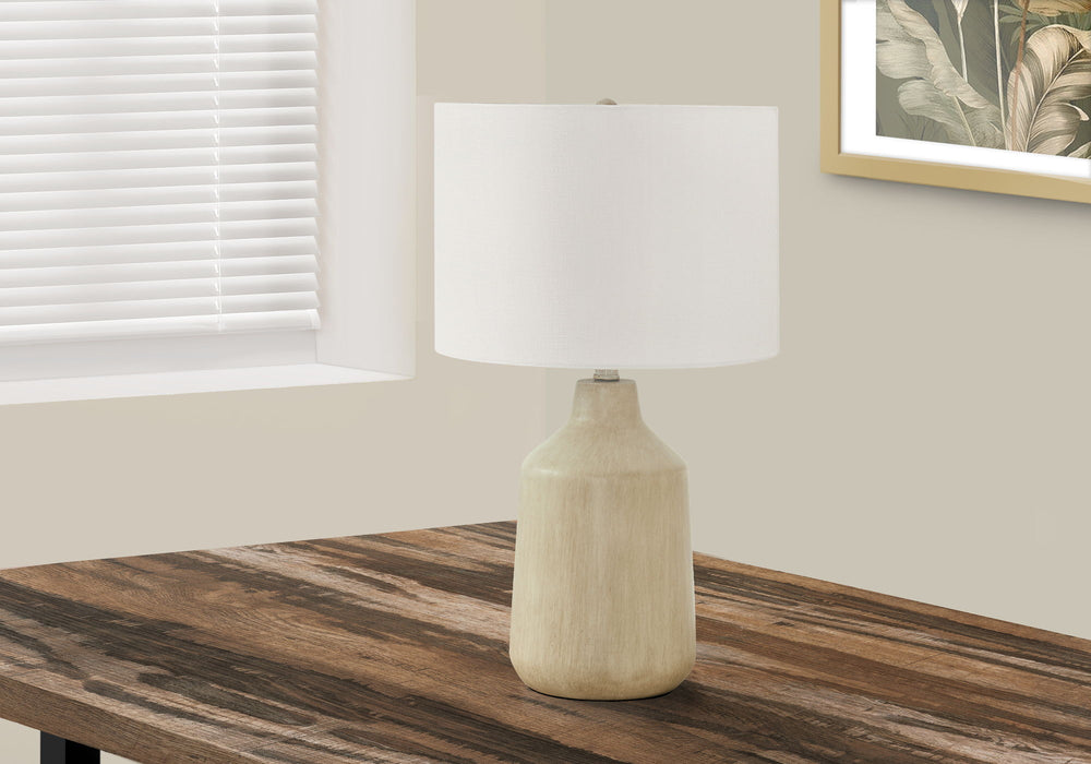 Lighting, Table Lamp, Concrete, Contemporary - Beige